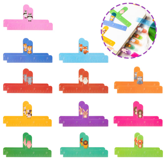 36Pcs Good Neat Writing One Finger Spacer Handwriting Tool,12 Style Color and Animals Pattern Writing Spacers for Kids Colorful Dyslexia for Writing Tools for School Office Kids Adults