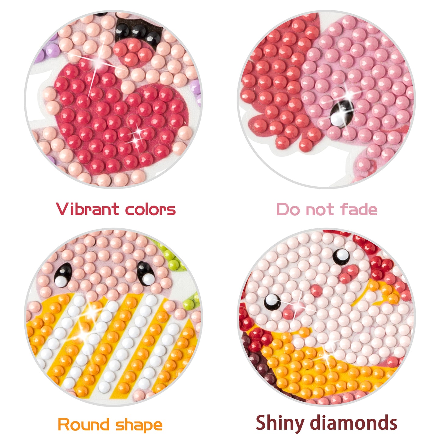 12Pcs Axolotl 5D DIY Diamond Painting Kits Creative Axolotl Diamond Art craft Mosaic Sticker For Kids and Adult Beginners Digital Damond Painting Parent Child Activity Kits, Christmas New Year's Gifts